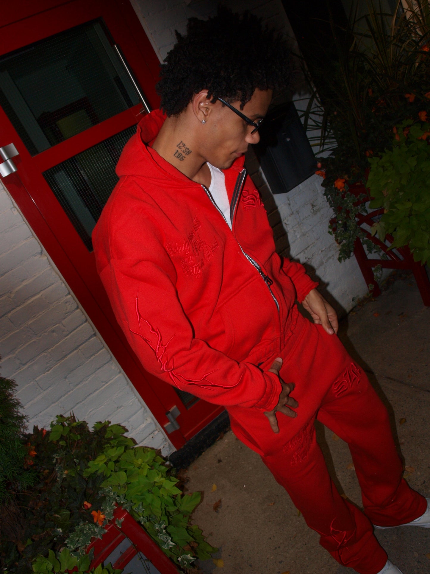 Red Zip Up