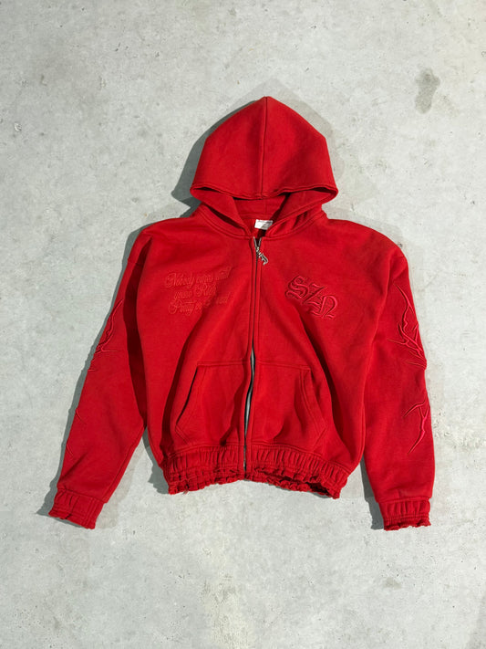 Red Zip Up