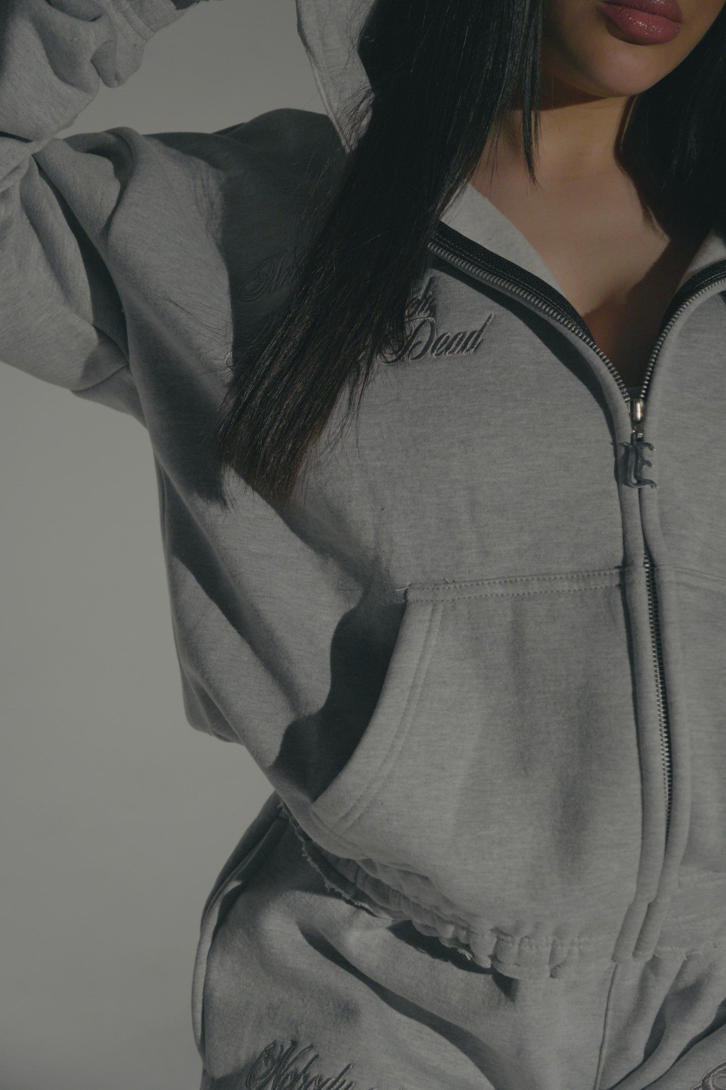 Grey Zip Up
